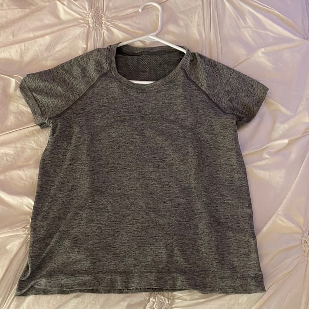 Swiftly Tech slate/white short sleeve shirt 2.0